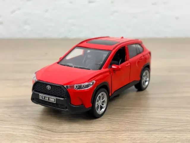 Kit 4 Toyota Corolla Cross 1:36 Diecast Metal - Portas Abrem +
