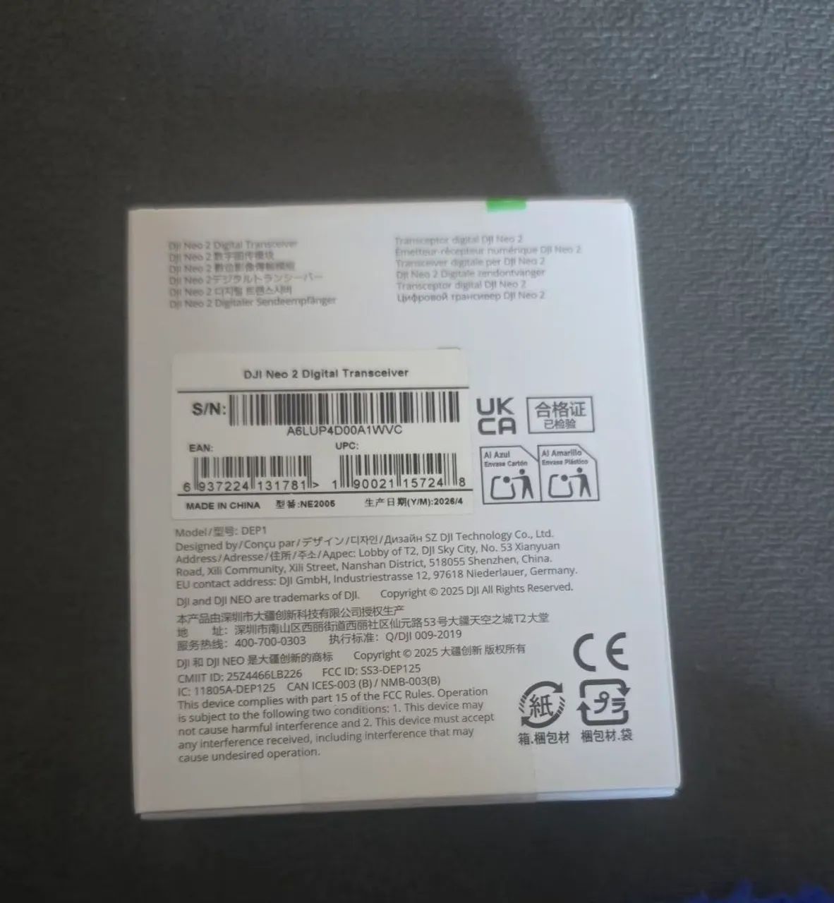 Módulo de transmissão original Dji Neo 2 - Foto 2