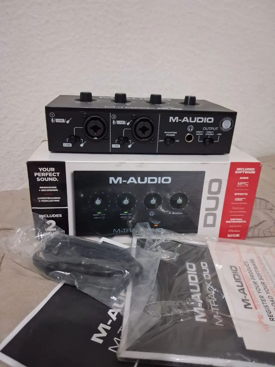 M-Audio - Interface de Áudio 2CH M-Track Duo