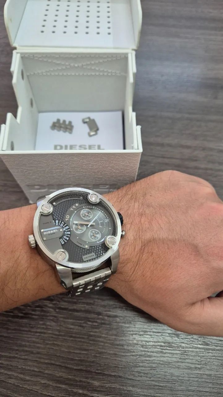 Relógio Diesel DZ7259 Dual time Original!  - Foto 4