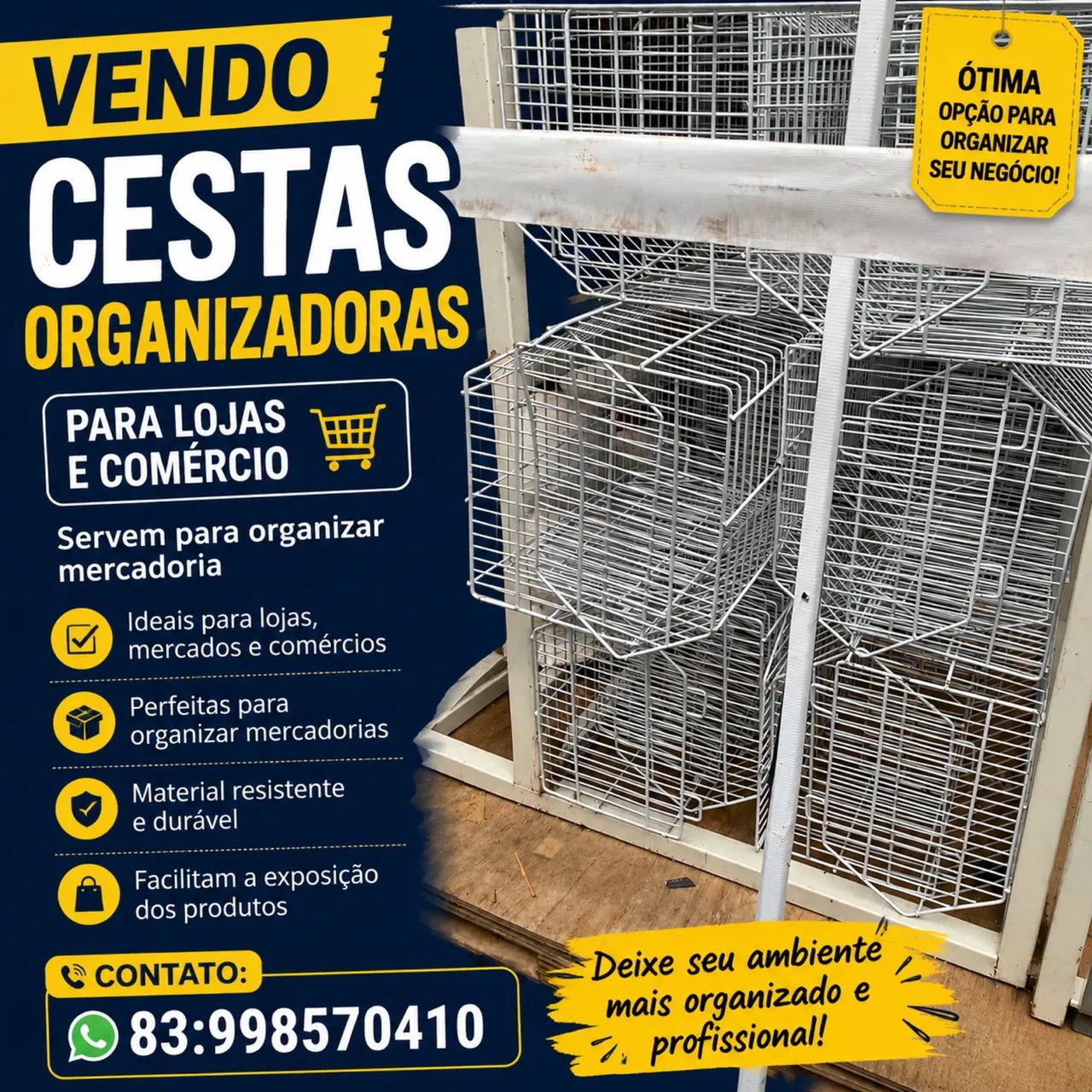 Cestos  organizadores  - Foto 2
