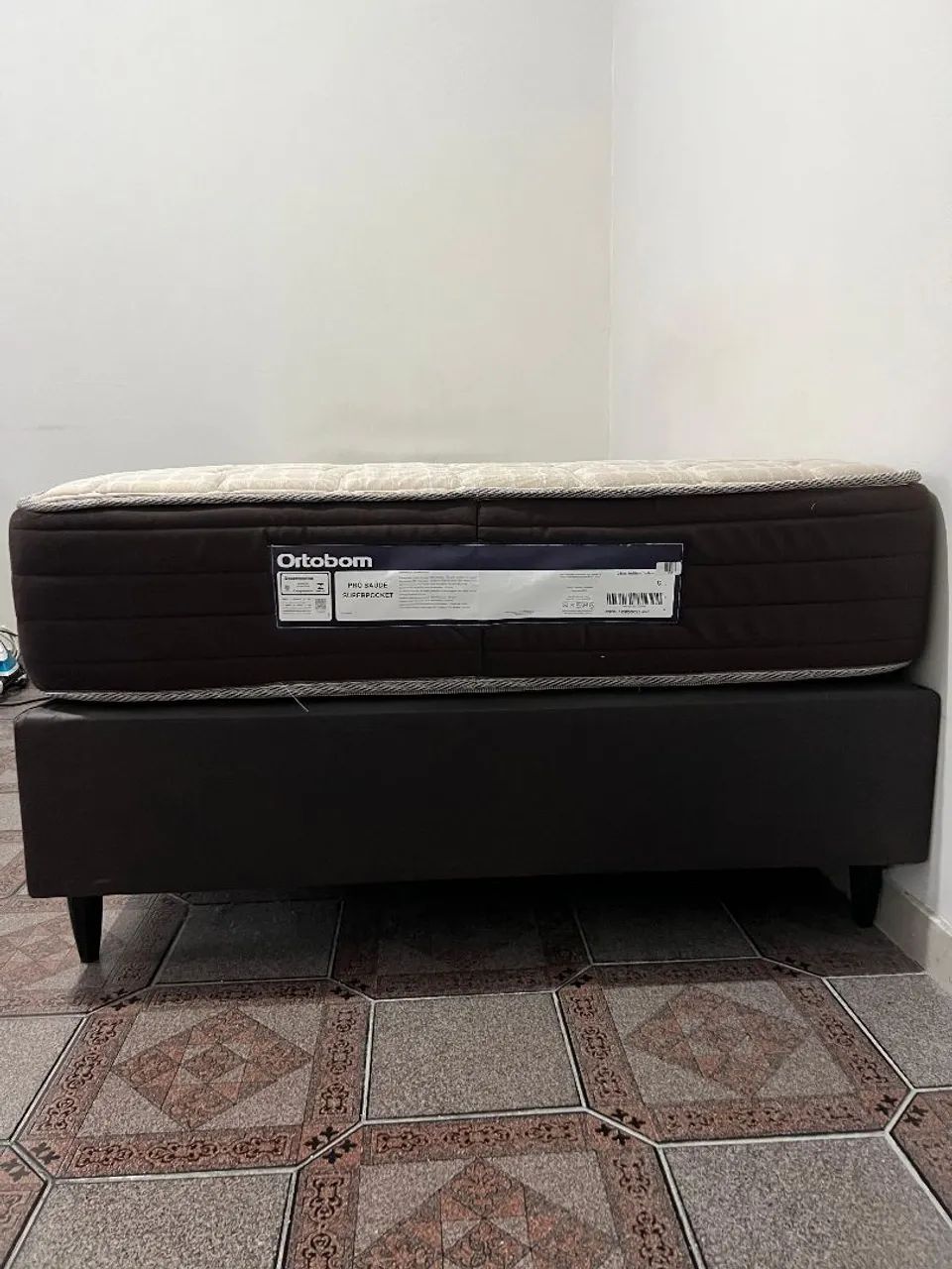 Cama box de viúvo com colchão de excelente qualidade - Foto 4