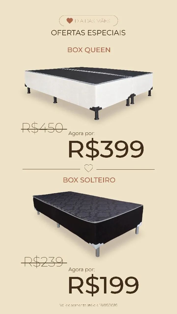 BASE BOX DIRETO DA FÁBRICA 