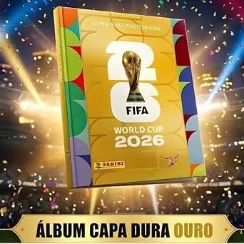 Álbum Copa do Mundo 2026 Dourado - Completo