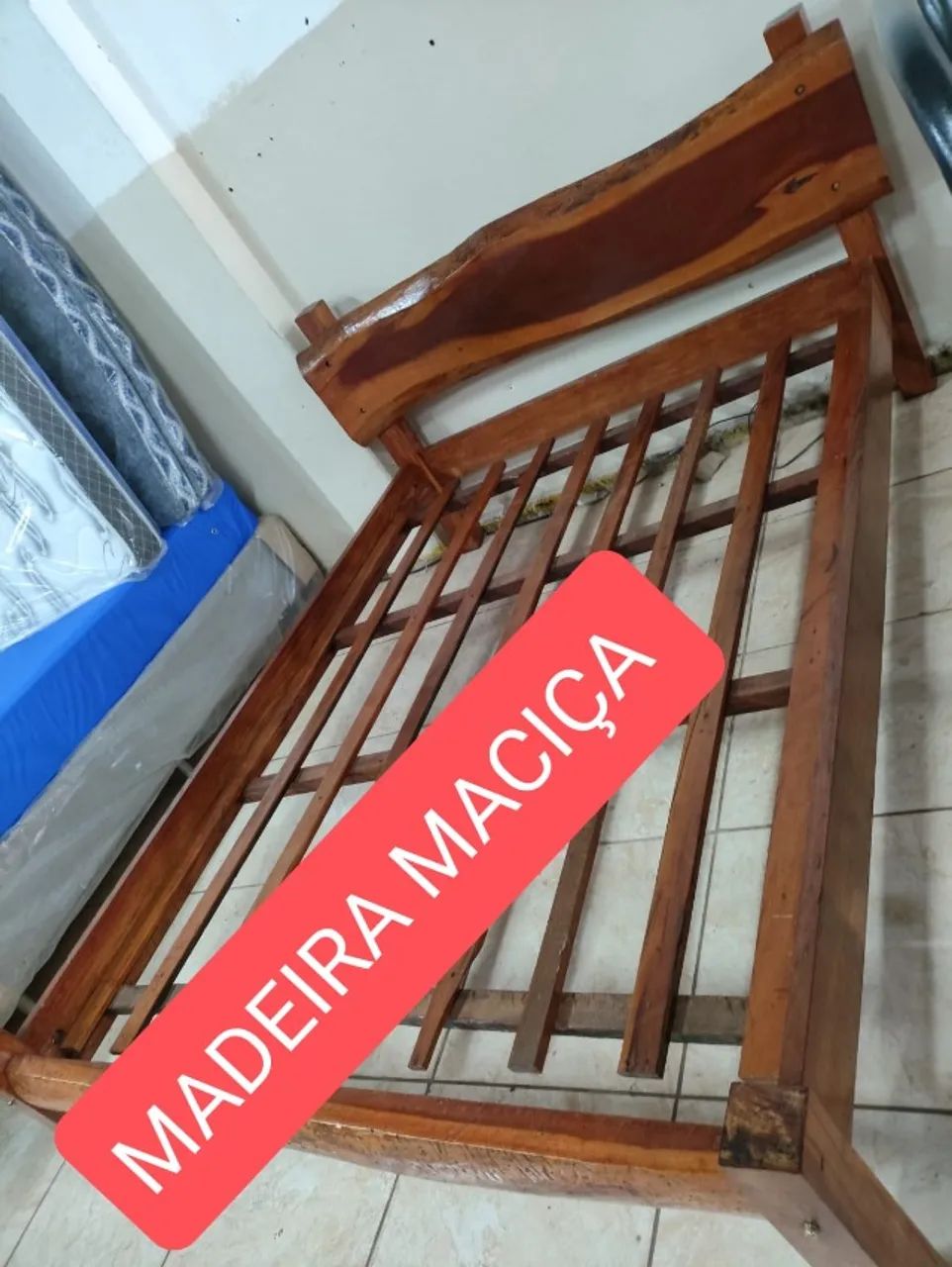 CAMA MADEIRA MAÇIÇA - Foto 2