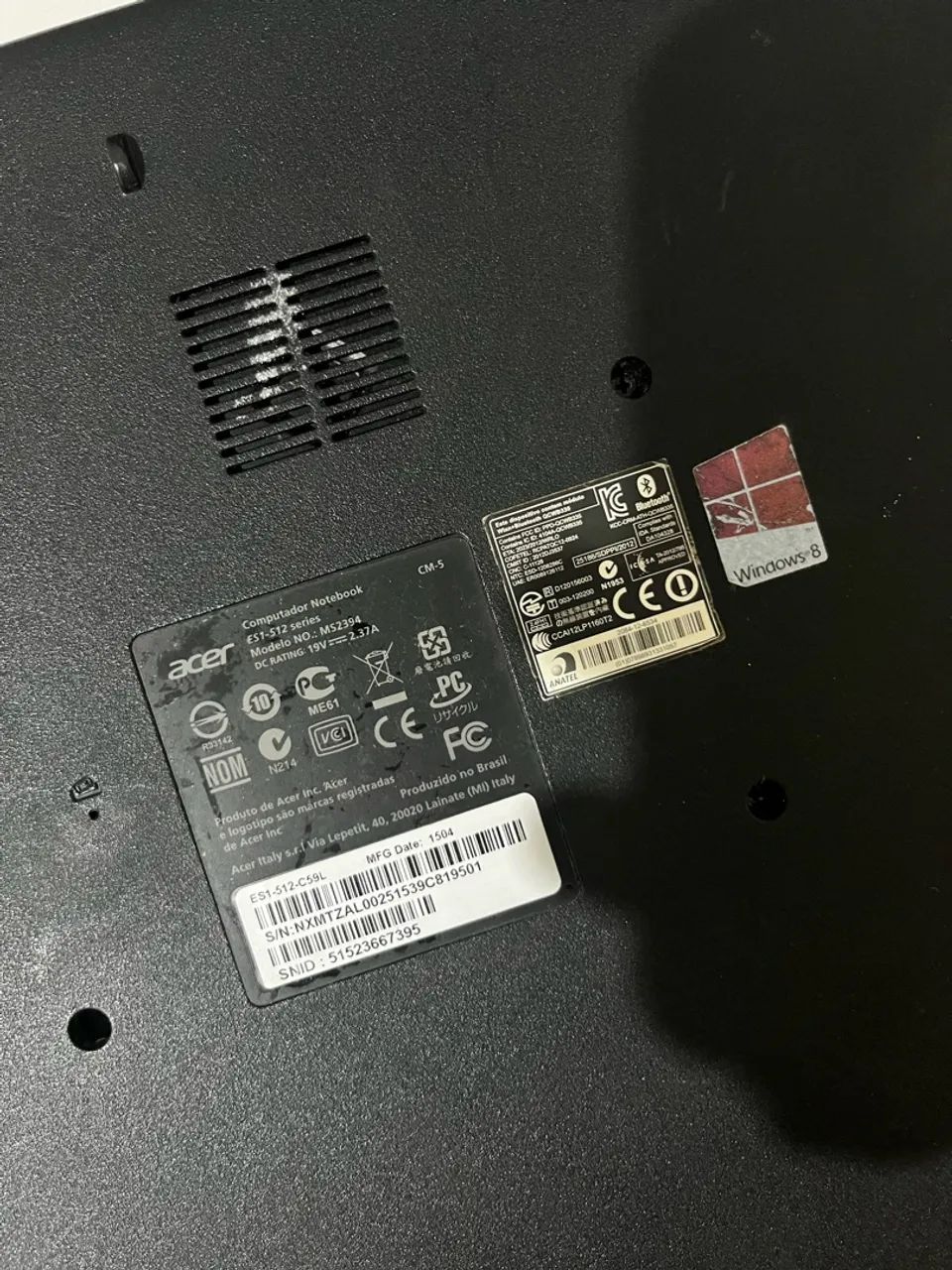 Notebook Acer com Defeito - Foto 4