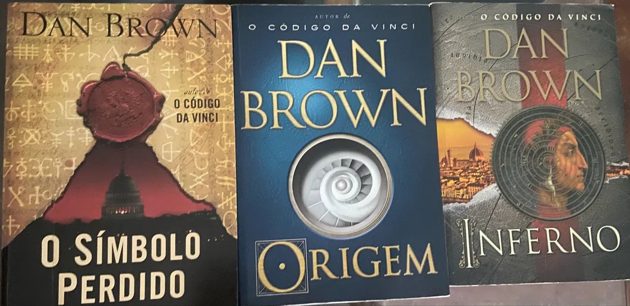 Coleção Dan Brown - 3 Livros