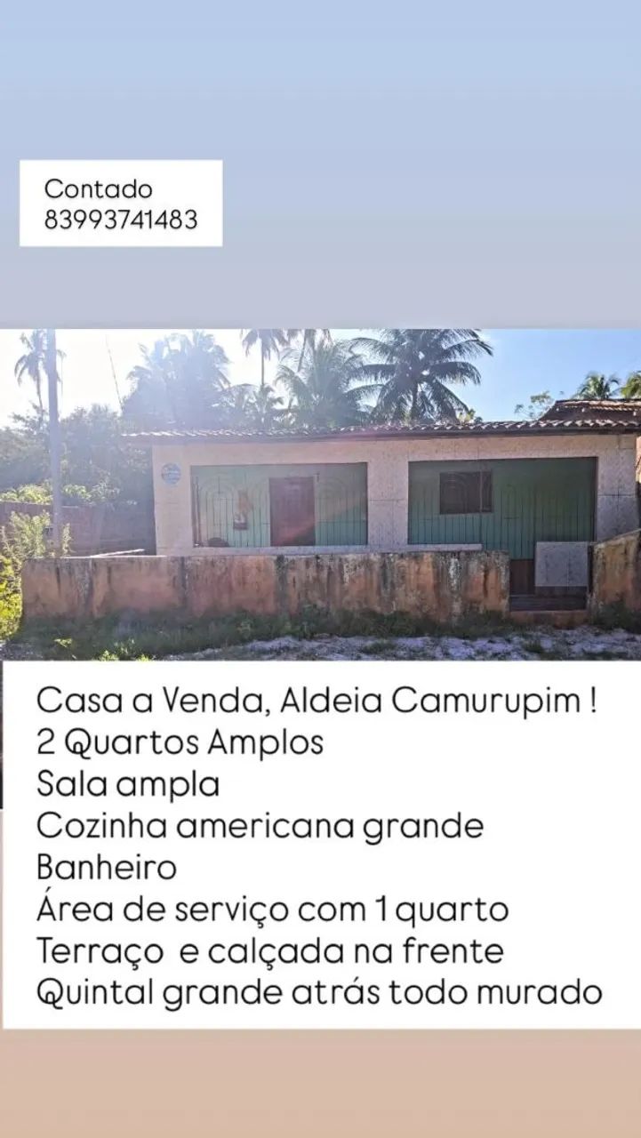 Vendo casa aldeia Camurupim 