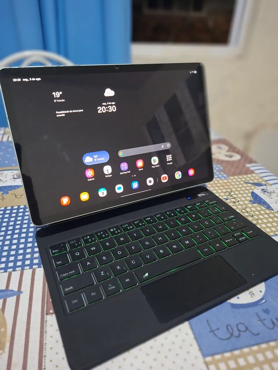 Capa Teclado Bluetooth Galaxy Tab S9 / S9 FE 11" - BETTDOW - Foto 2