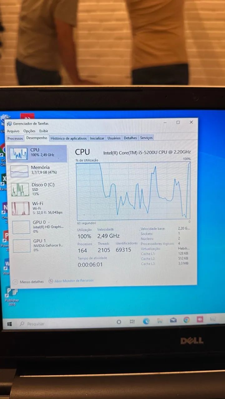 Notebook Dell - Intel Core i5-5200U - Foto 2