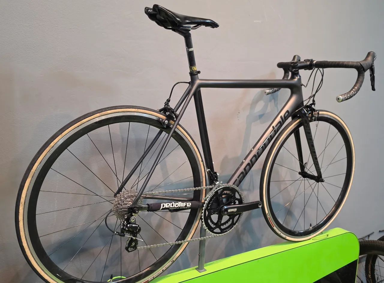 Cannondale Supersix Evo 2017 com upgrades 54<br>Tamanho 54 - Foto 2