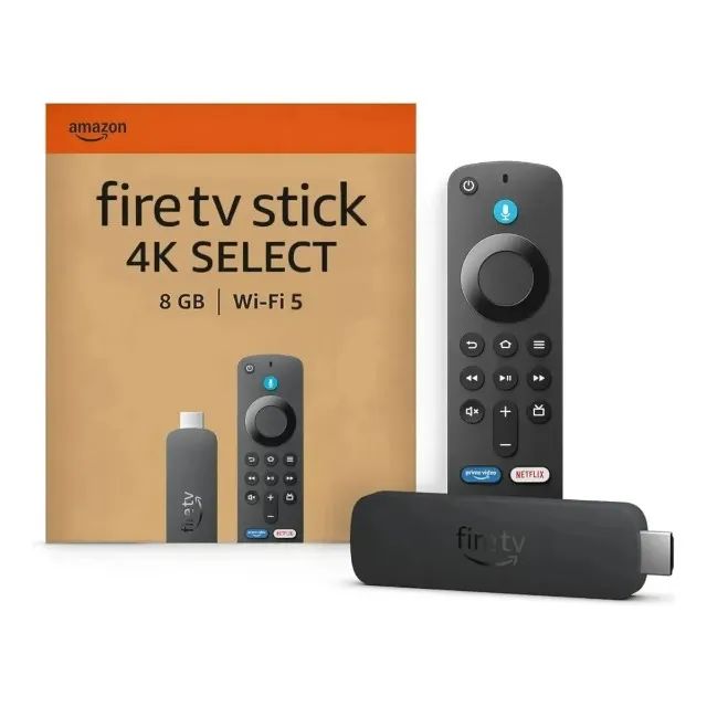 Fire Stick Amazon Fire 4k Select 8gb Wifi Alexa Preto - Novo Loja Coimbra Computadores - Foto 5