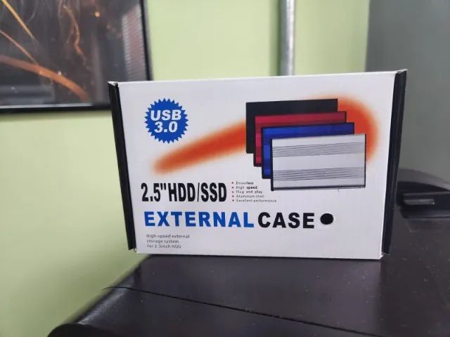 CASE PARA HD EXTERNO DE 25 SATA PARA USB 3.0 PRETO 