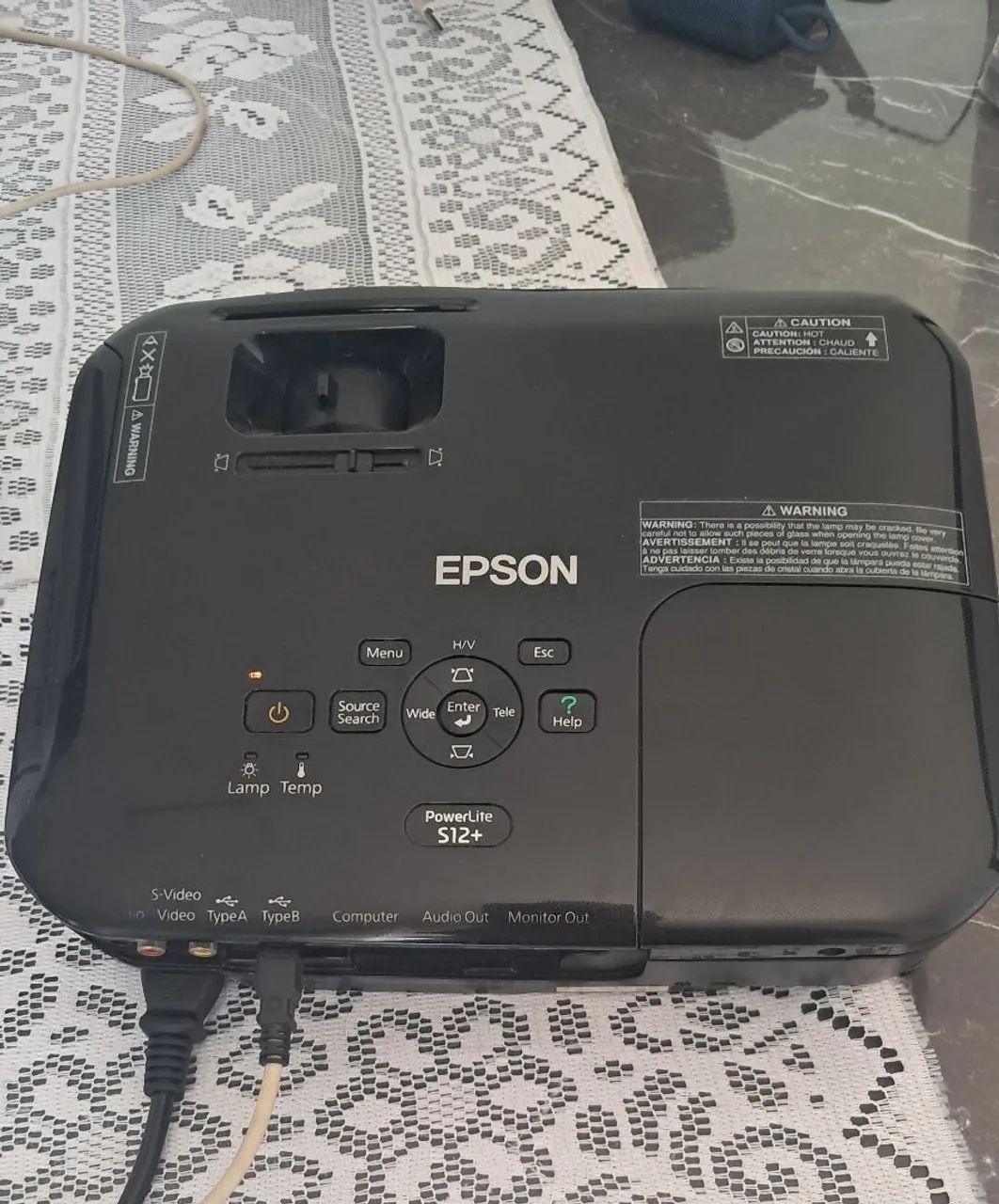 PROJETOR EPSON POWER LITE S12+