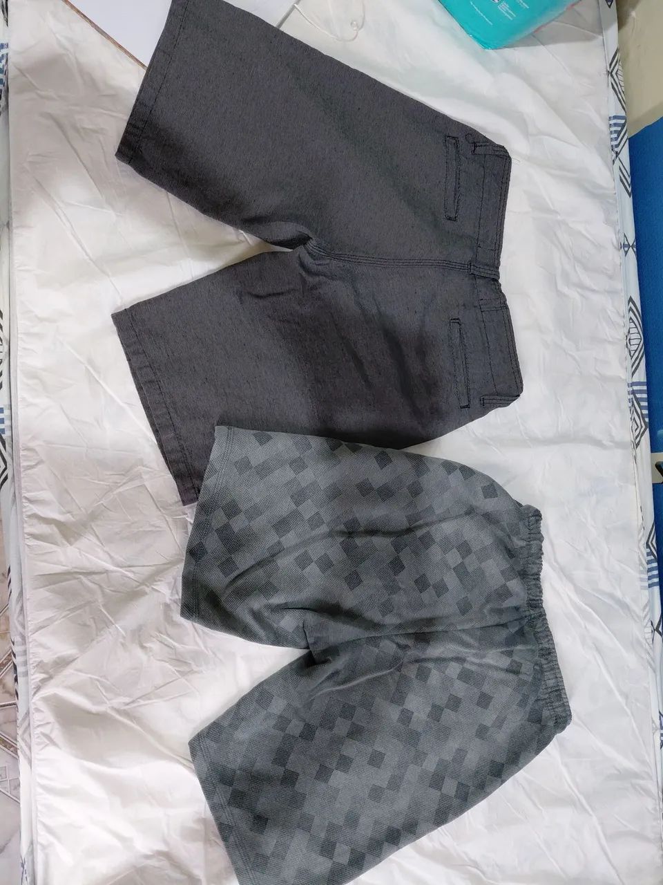 Bermudas jeans/moleton - Foto 2