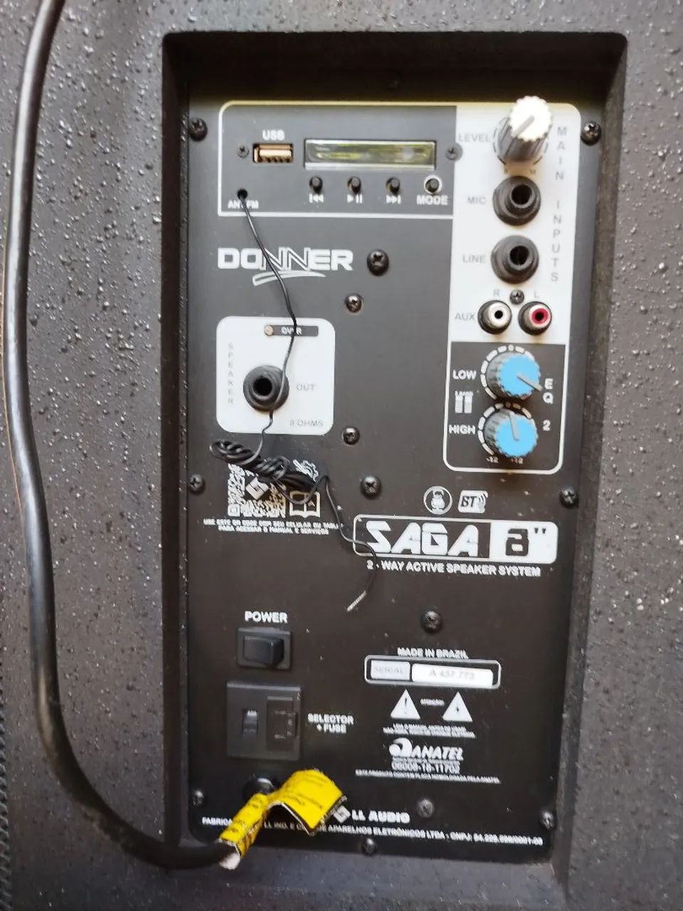 CAIXA ATIVA 8" SAGA 150W SEMI NOVA - Foto 2