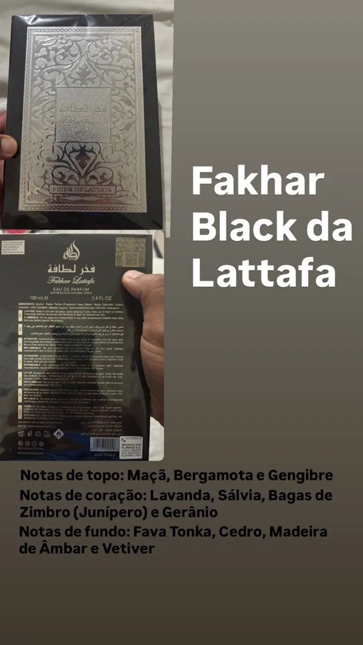 Perfume Lattafa fakhar pride black