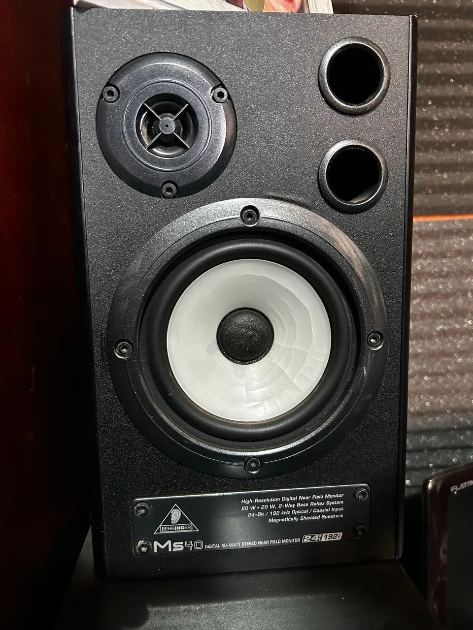 Monitores de Áudio Behringer MS40  - Foto 3