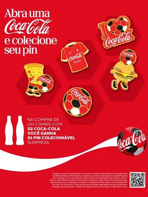 PINS COLECIONÁVEIS COCA-COLA 2026 - Foto 3