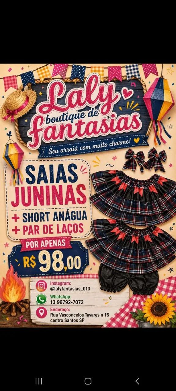 Saias junina tbem temos plus  - Foto 3