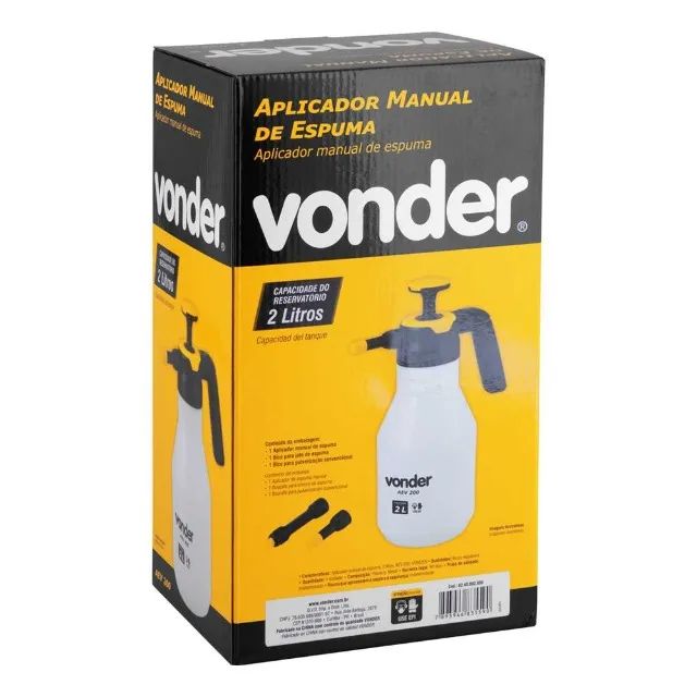 Aplicador Manual de Espuma 2 Litros AEV200 Vonder - Foto 3
