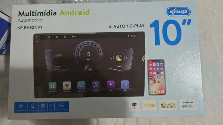 Multimidia 10 polegadas Knup RA927/V1 com moldura City - Foto 3