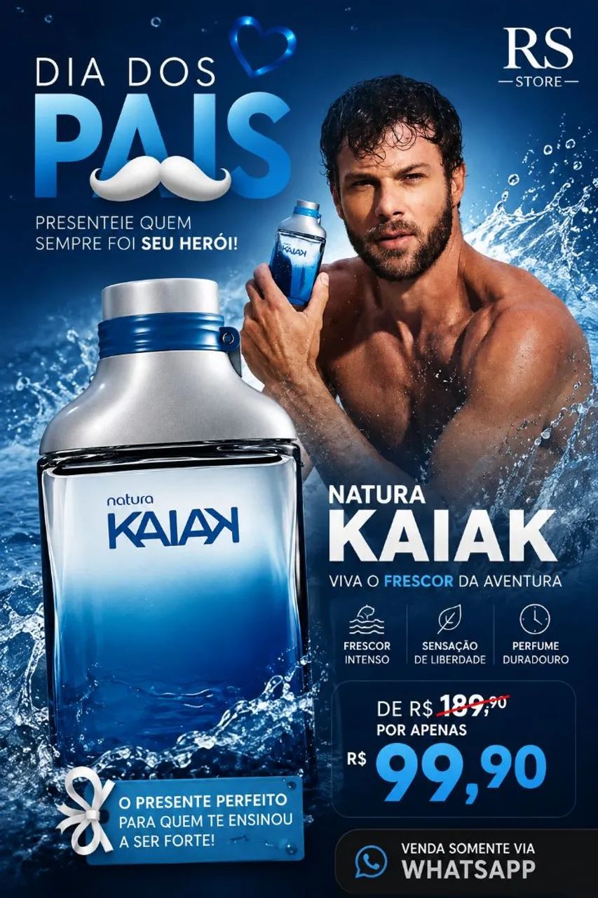 Perfume masculino Kaiak tradicional 