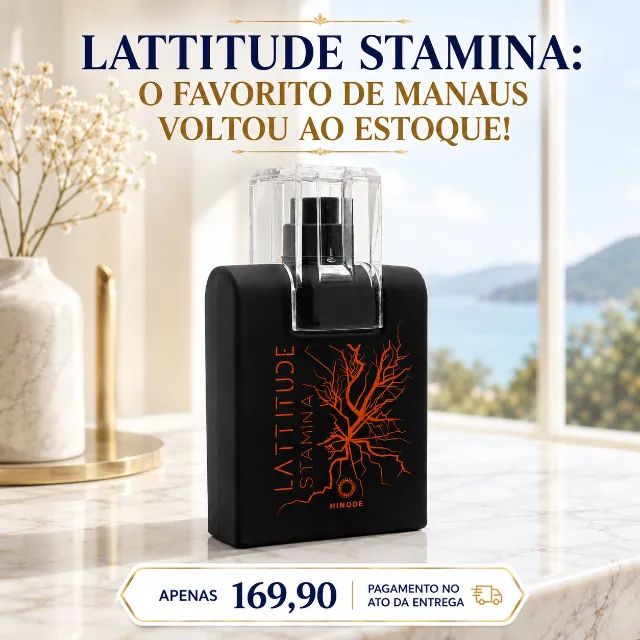 PERFUME LATTITUDE STAMINA 100 ML HINODE - Foto 5
