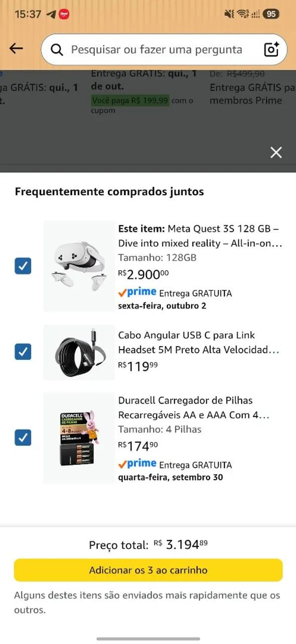 Meta Quest 3s semi novo completo  - Foto 5