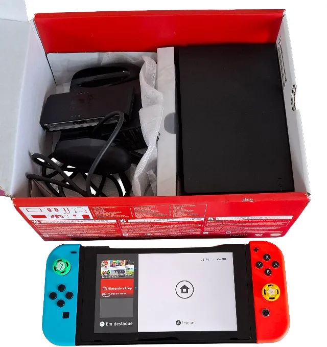 Nintendo Switch Desbloqueado Mario Zelda Suit Usado - Consoles de