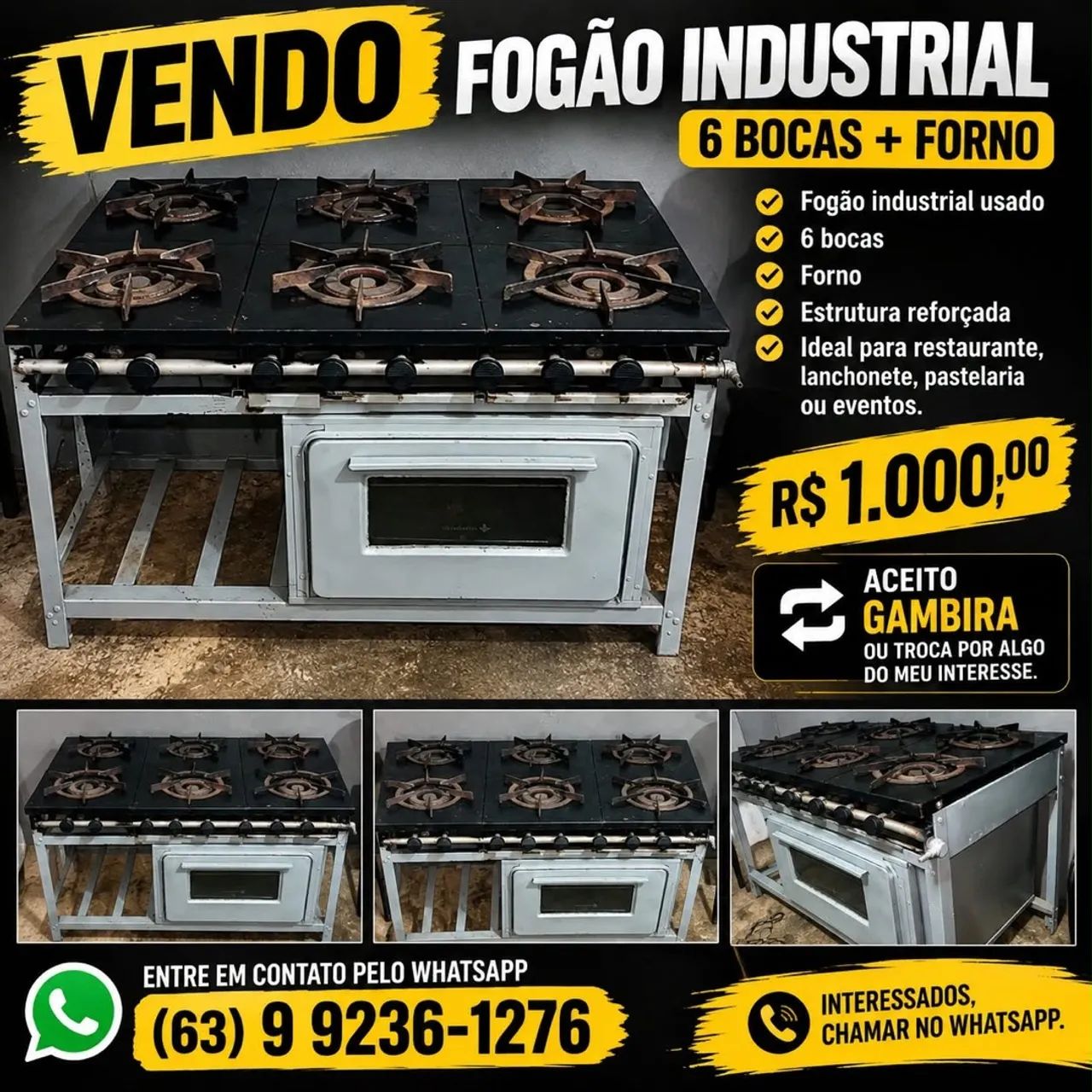 Fogão industrial 