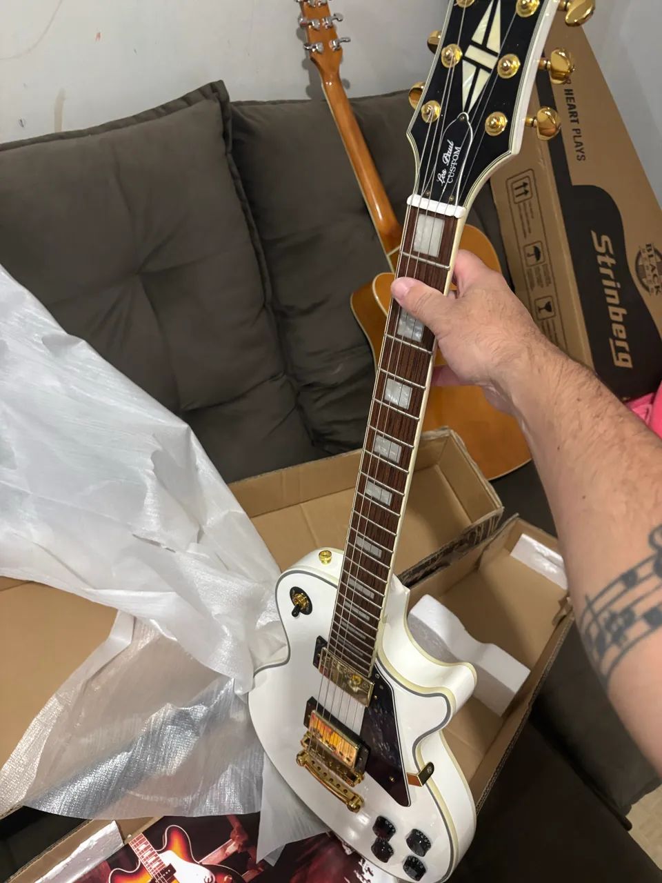 Guitarra Epiphone lês paul - Foto 5