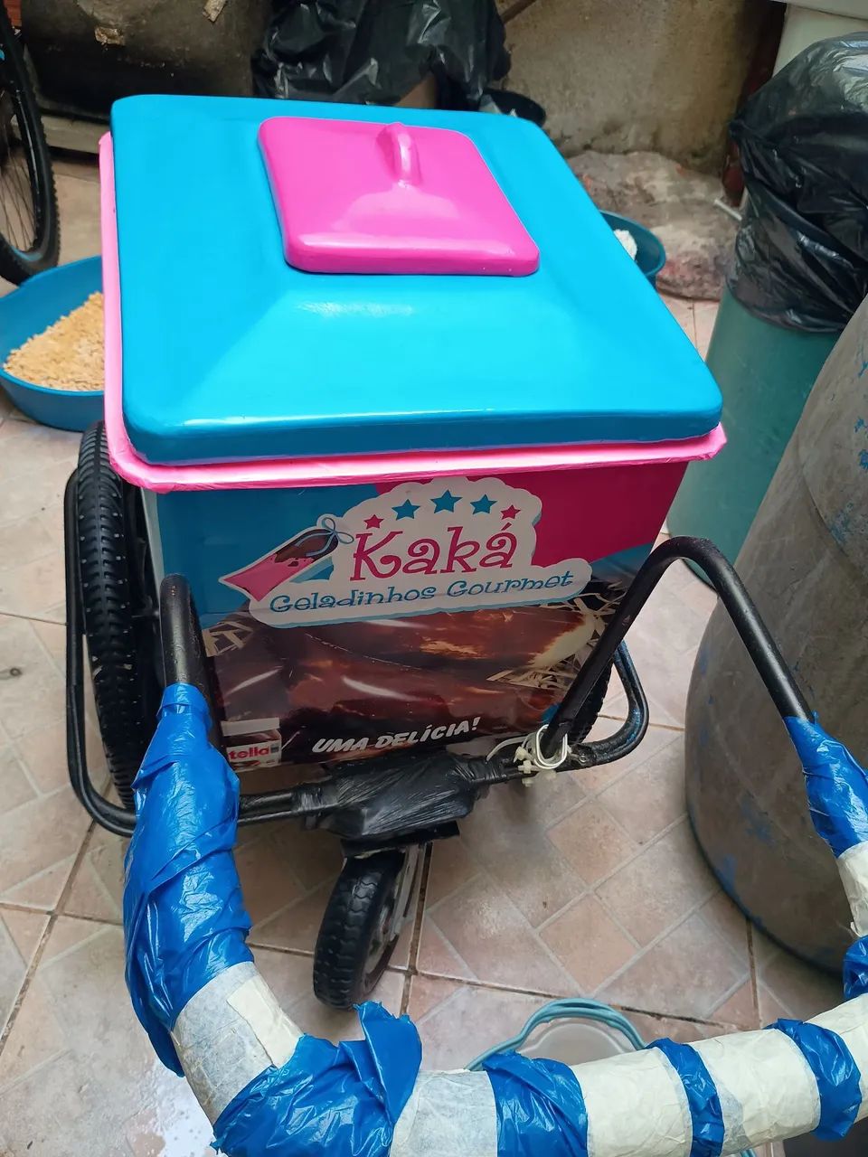 Carrinho de sorvete ótimo estado  - Foto 2
