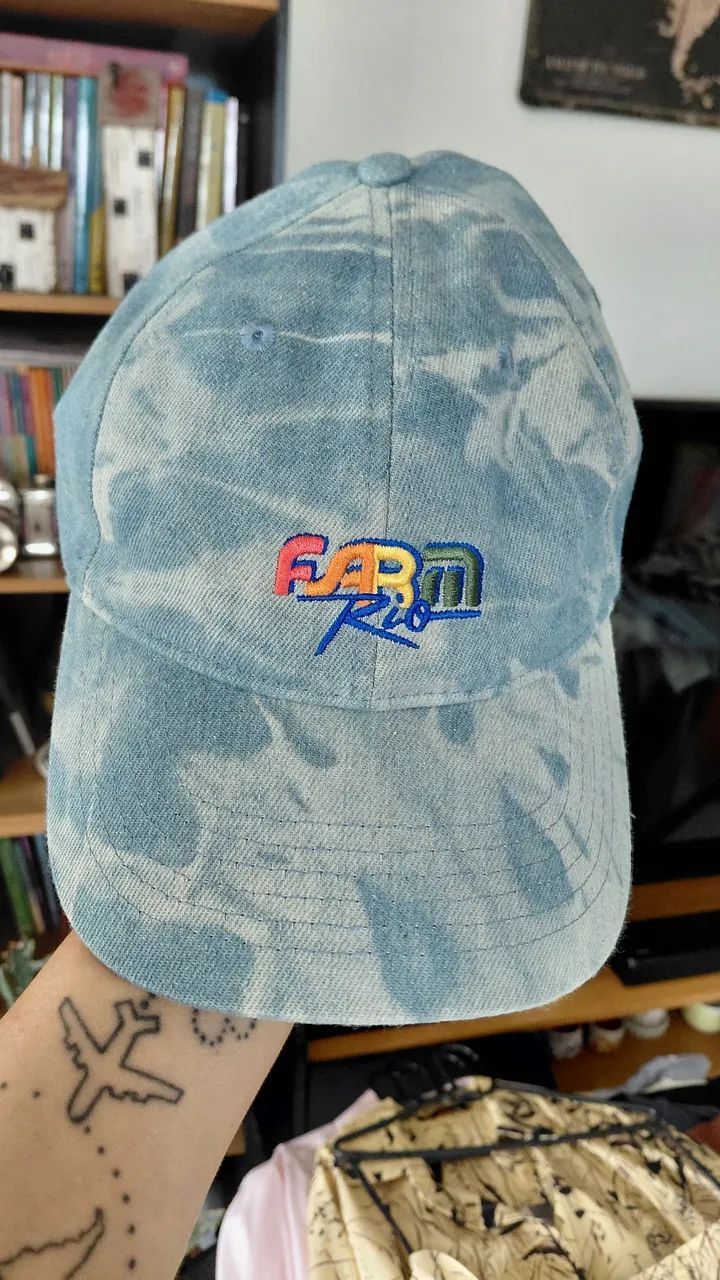 Boné bordado jeans Farm - Foto 5