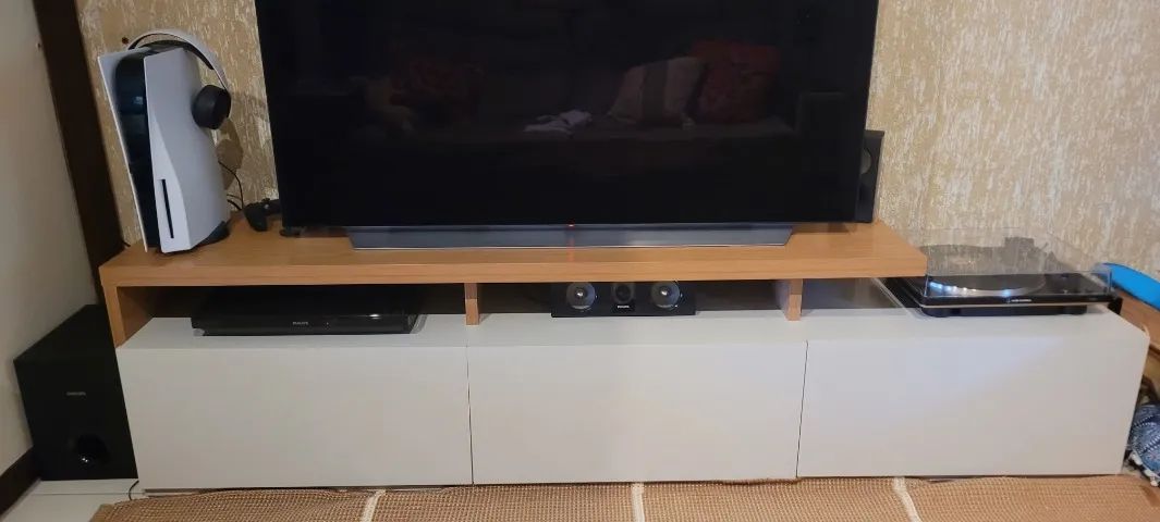 Rack para TV até 70 Polegadas 3 Portas Logan Yescasa - Foto 3