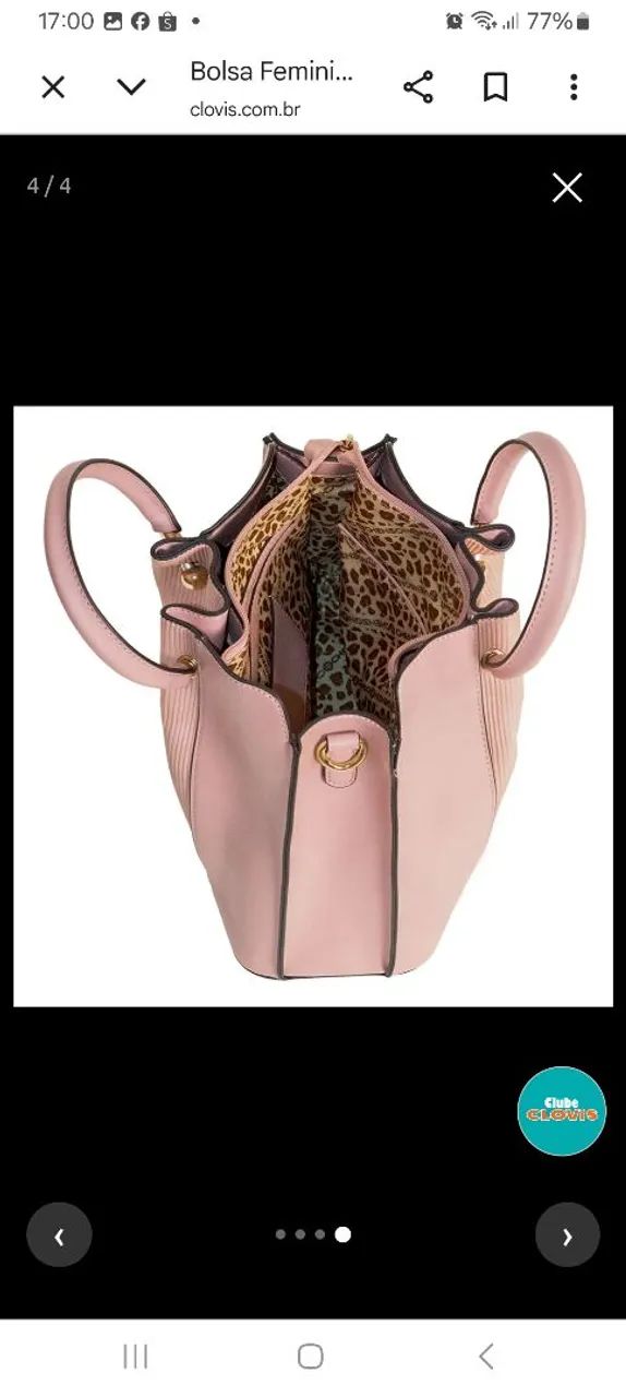 Bolsa Chenson Rosa - Foto 4