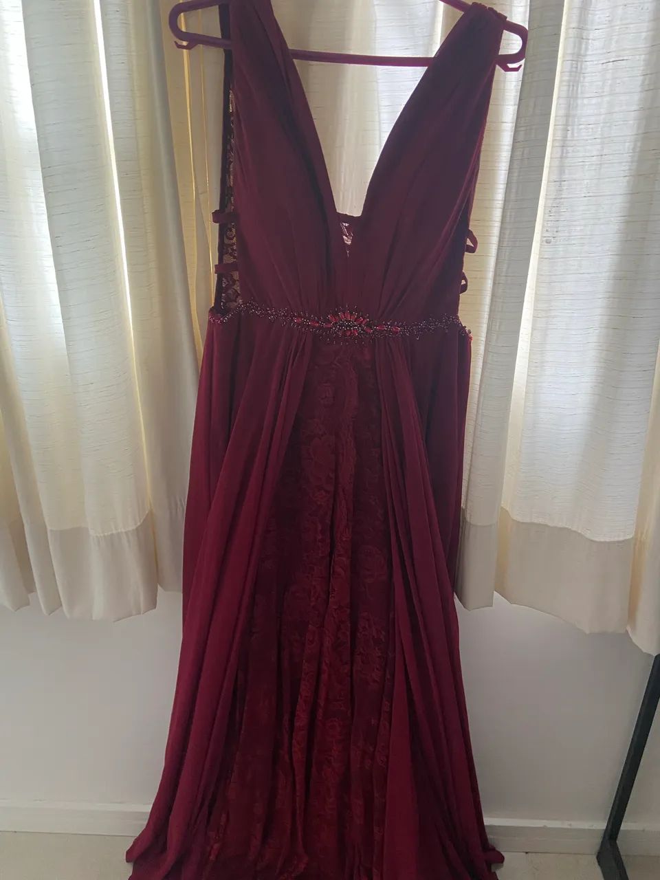 Vestido Marsala da Blessed Ateliê - Foto 4