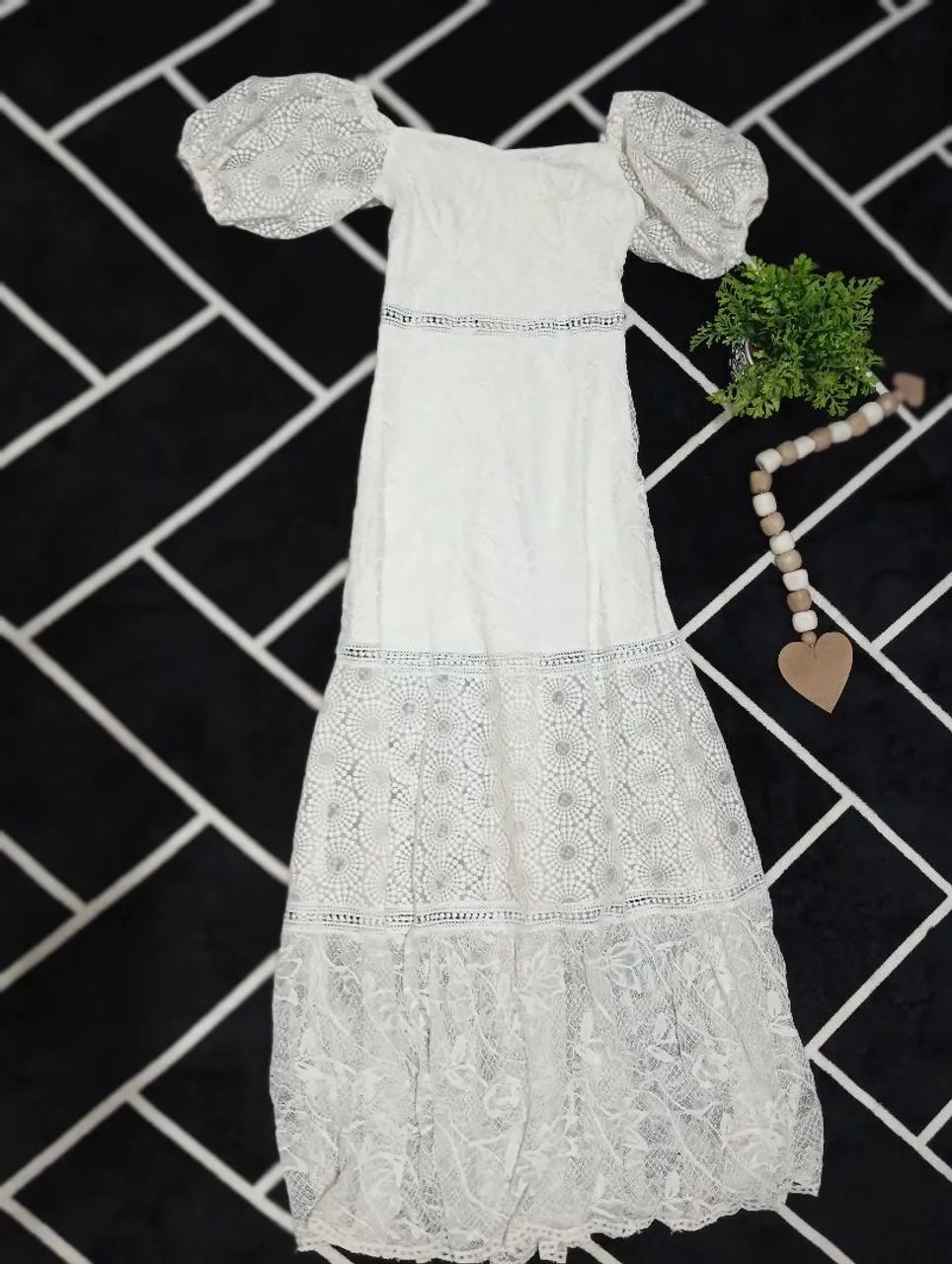 Vestido Branco M - Foto 5