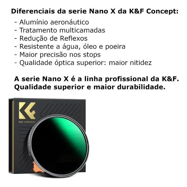 Filtro K&F ND2-400 NANO-X 52mm - Foto 2