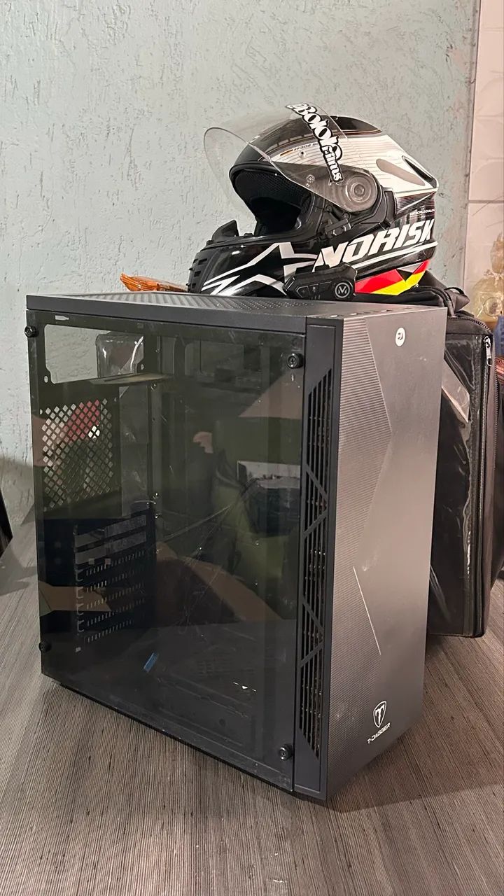 Gabinete Gamer MATX vidro temperado 