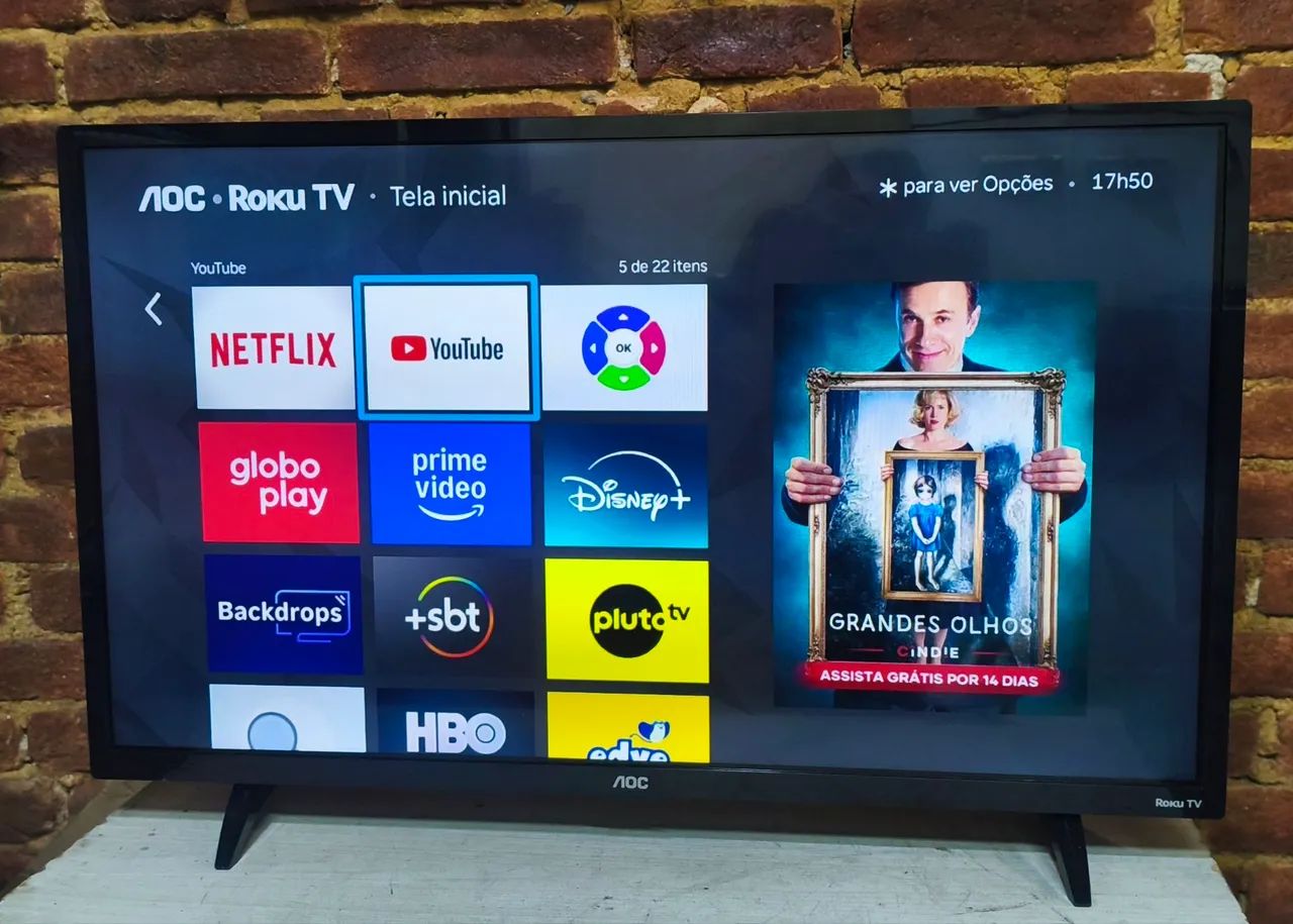 Tv SMART AOC Roku