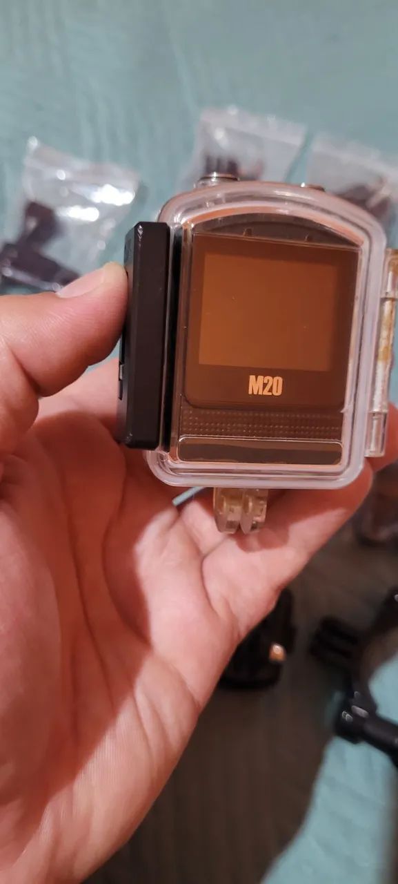 Câmera SJCAM Filma em 2k 60fps, acompanha cartão de memória, bateria extra e acessórios  - Foto 6