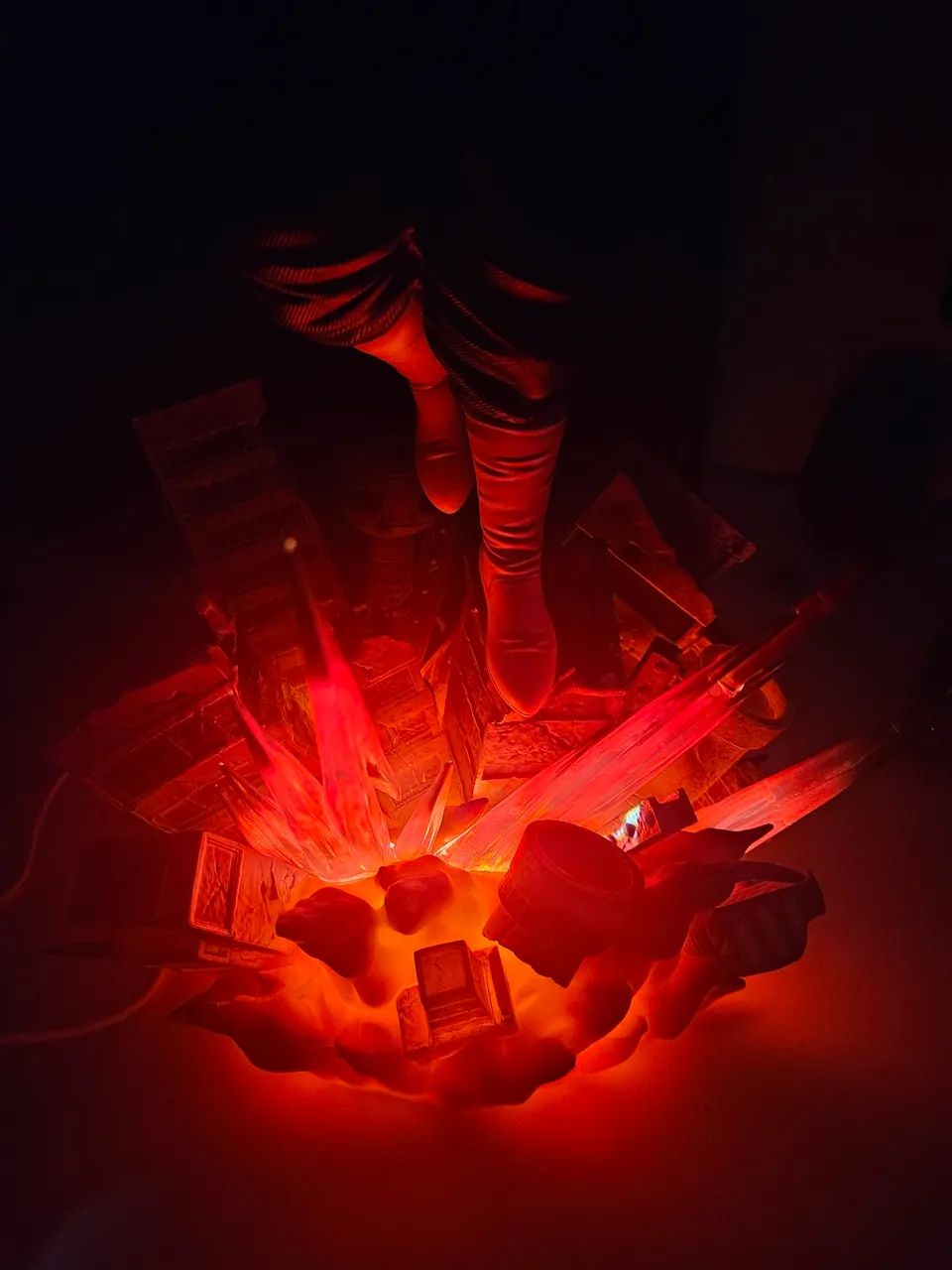 Goku black, 45CM, base com led. - Foto 4