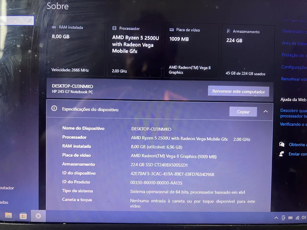 Notebook HP 245 G7 - Foto 3