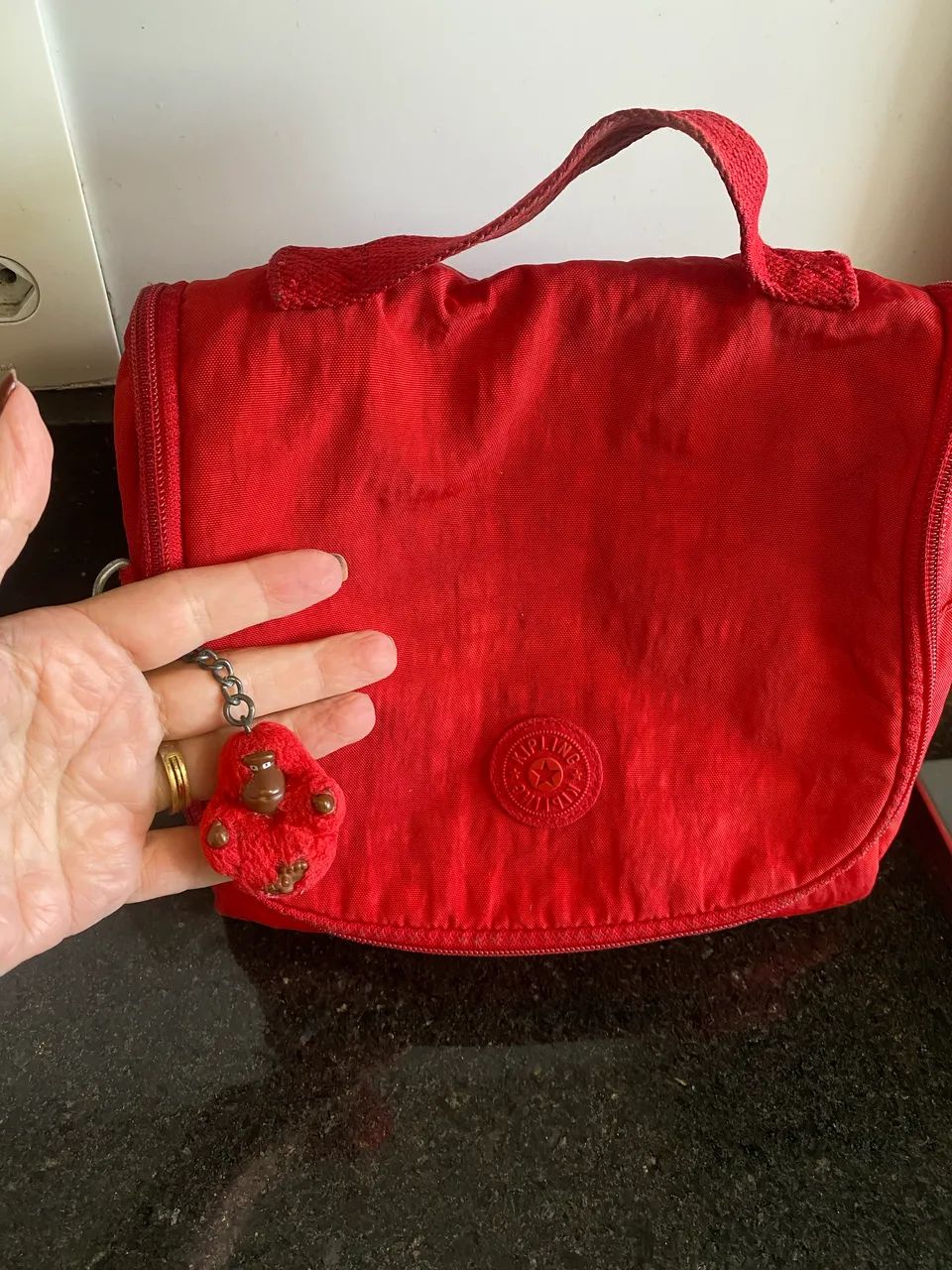 Lancheira térmica Kipling vermelha