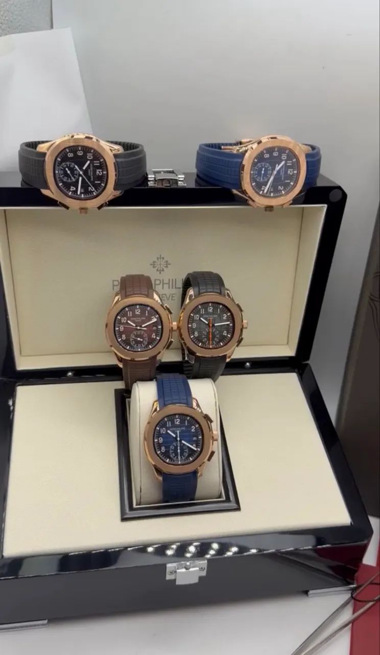 Relógio Patek Philippe Nautilus 40mm Várias Cores 