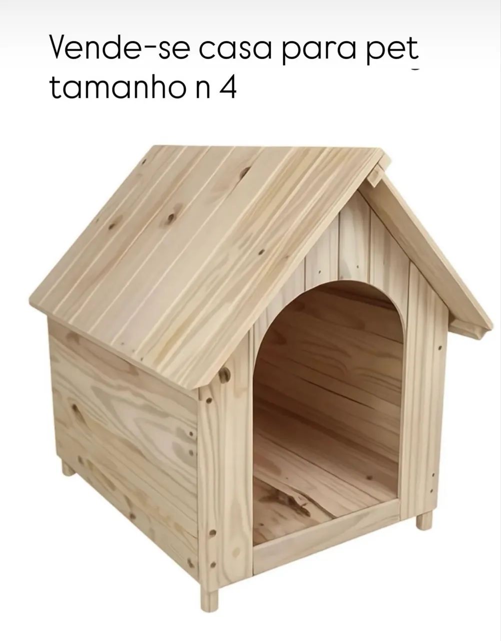 Casa de madeira para Pet 