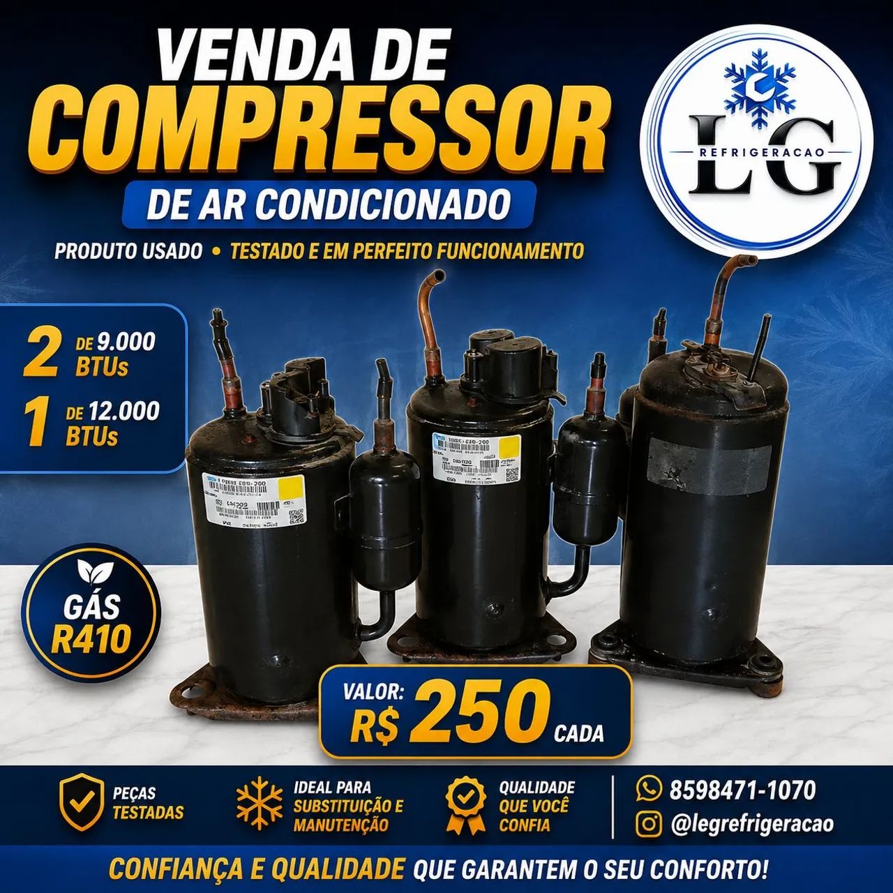 Compressor de ar condicionado 