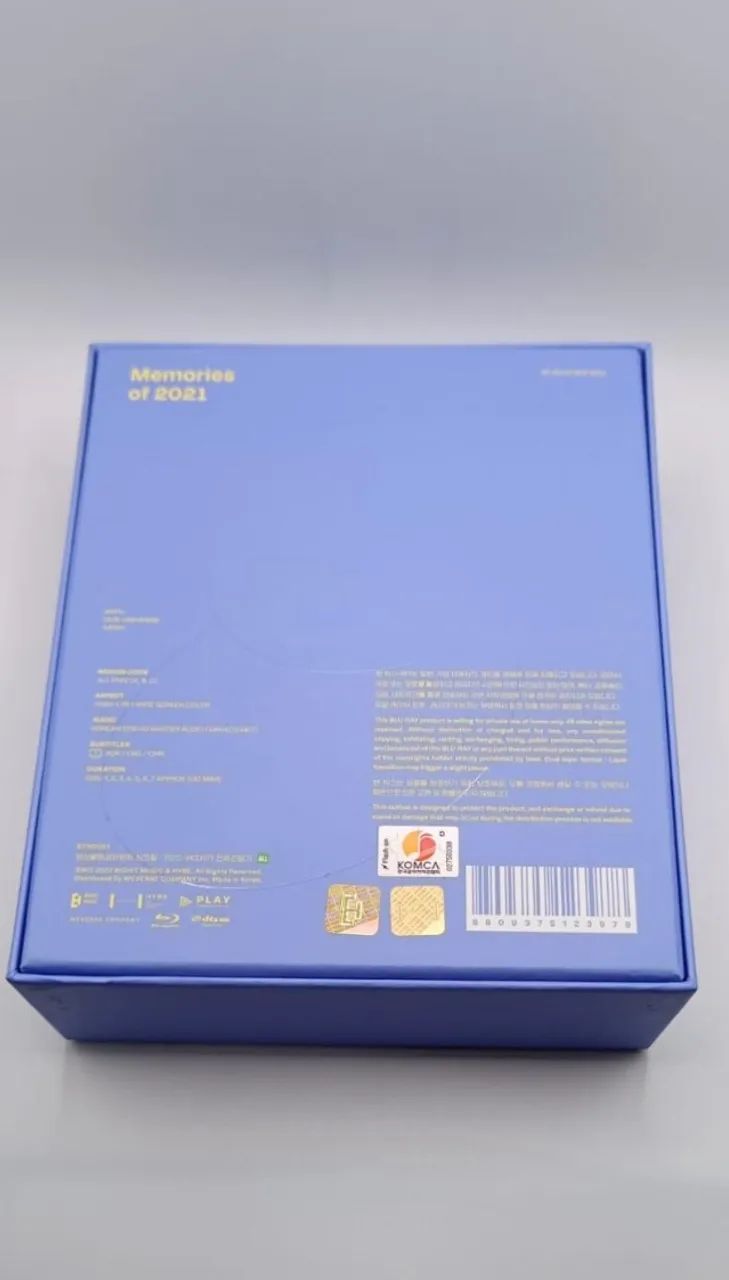 BTS - Memories of 2021 (s/ photocard) álbum CD Blu-ray Bangtan K