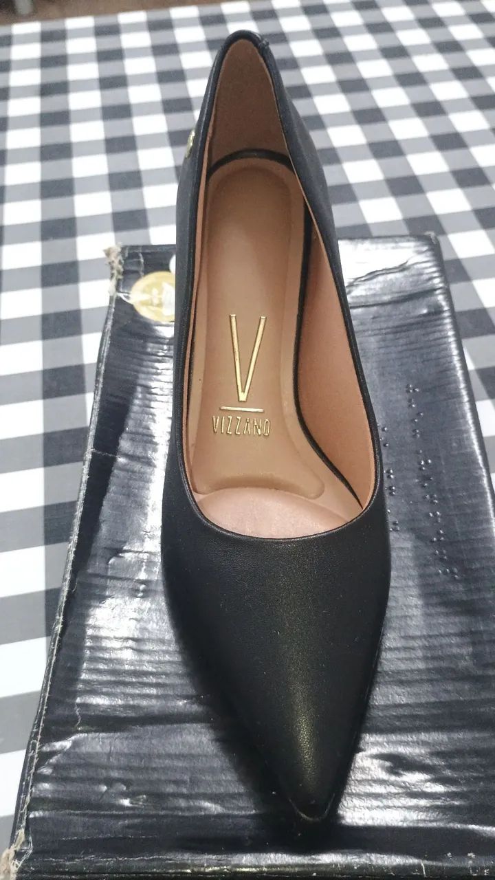 Scarpin preto Vizzano  - Foto 2